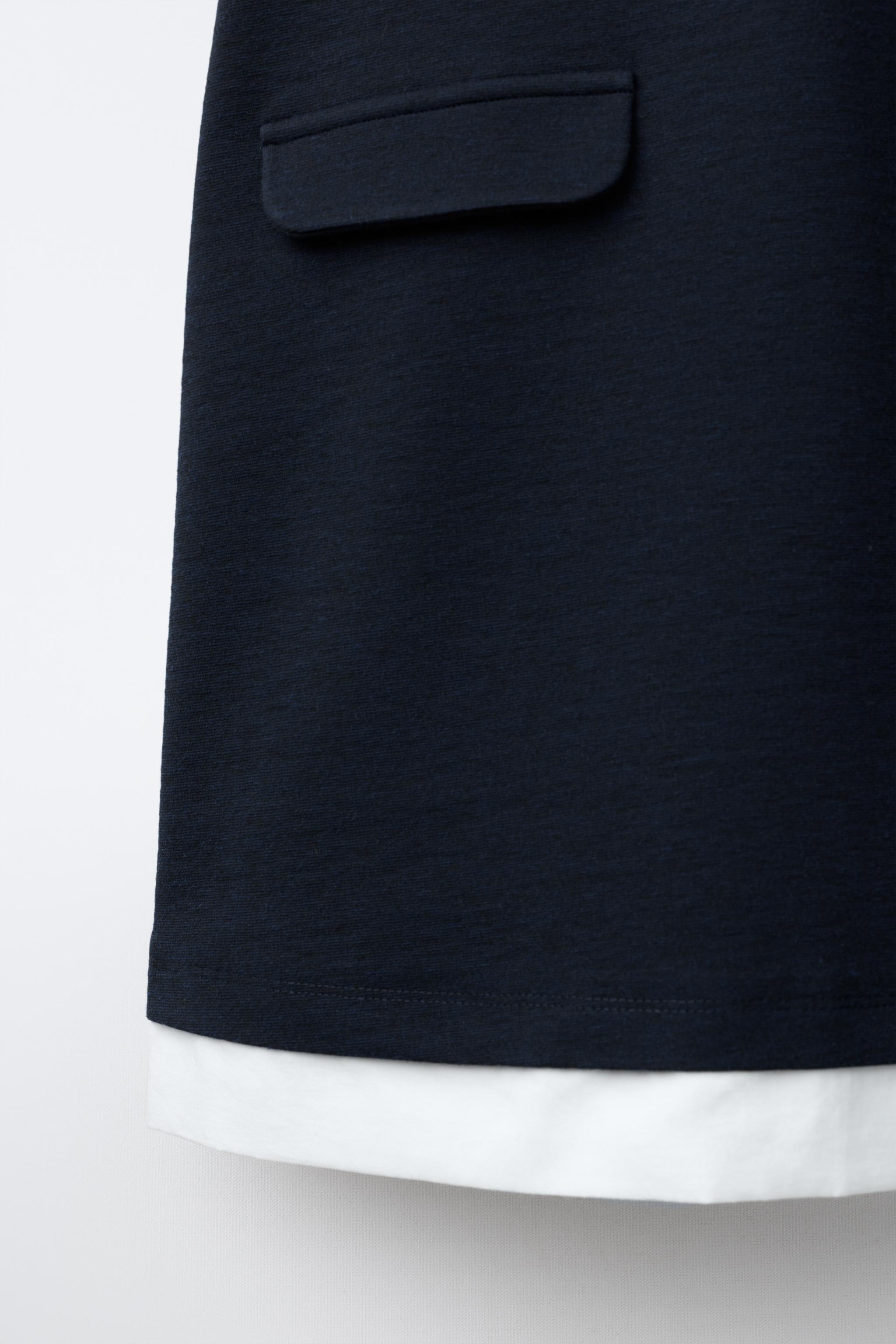 CONTRAST COLLAR DRESS
